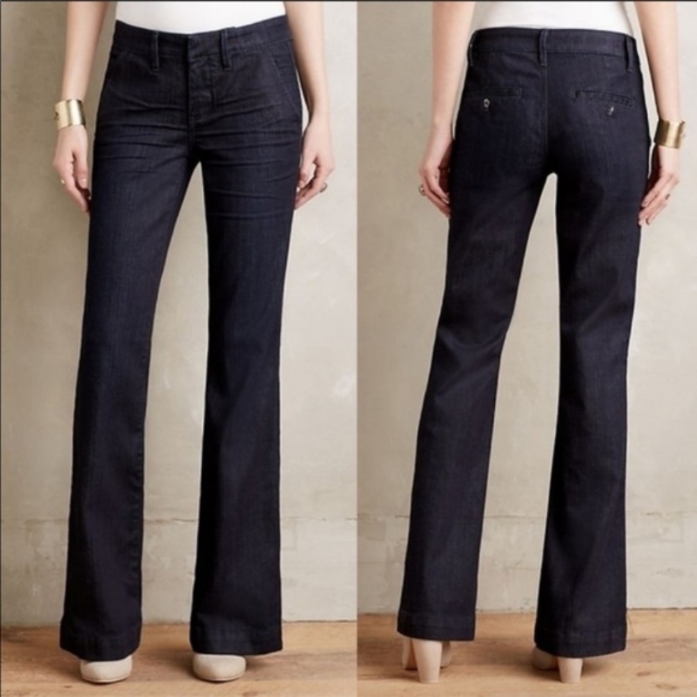 Pilcro & the Letterpress flair trouser dark jeans